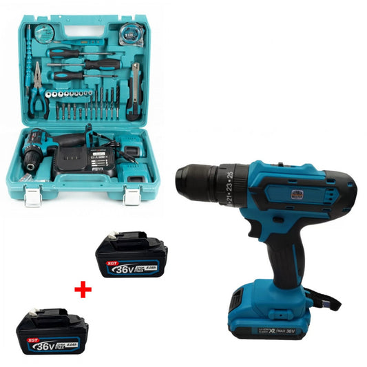 Autofiletantă cu percuție German Meister 36V 2 acumulatori 5Ah