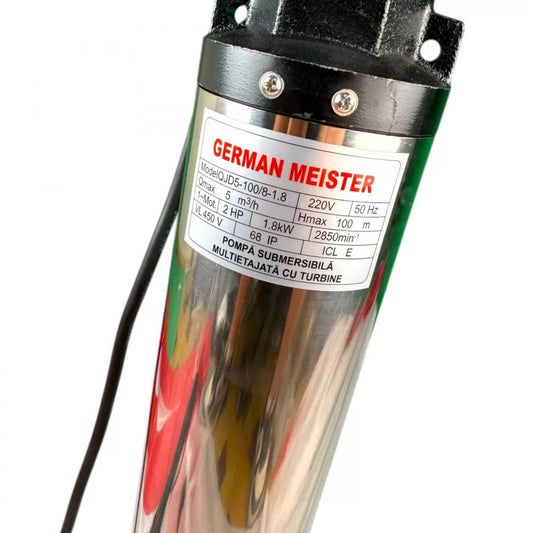 Pompa submersibilă multietajată German Meister QJD5-1008-18 1000W