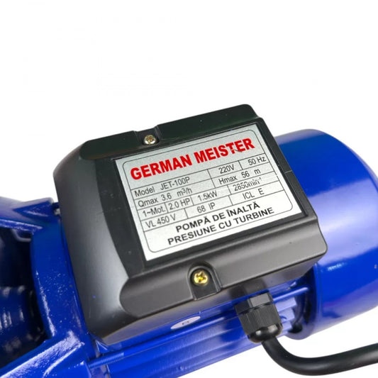 Pompa de suprafață autoamorsantă 1500 W German Meister JET-100P