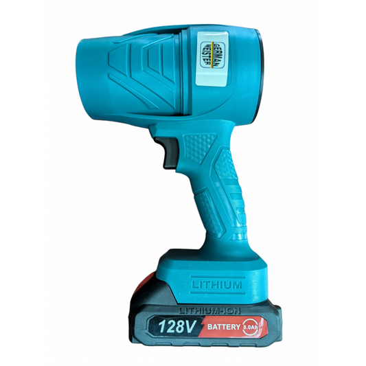 Suflantă aer portabilă GERMAN MEISTER cu 2 acumulatori 128V 8Ah