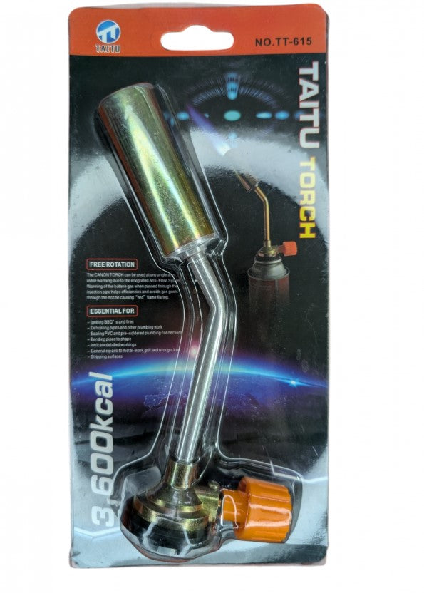 Arzător cu torță Taitu profesional gaz butan pentru lipiri și instalații