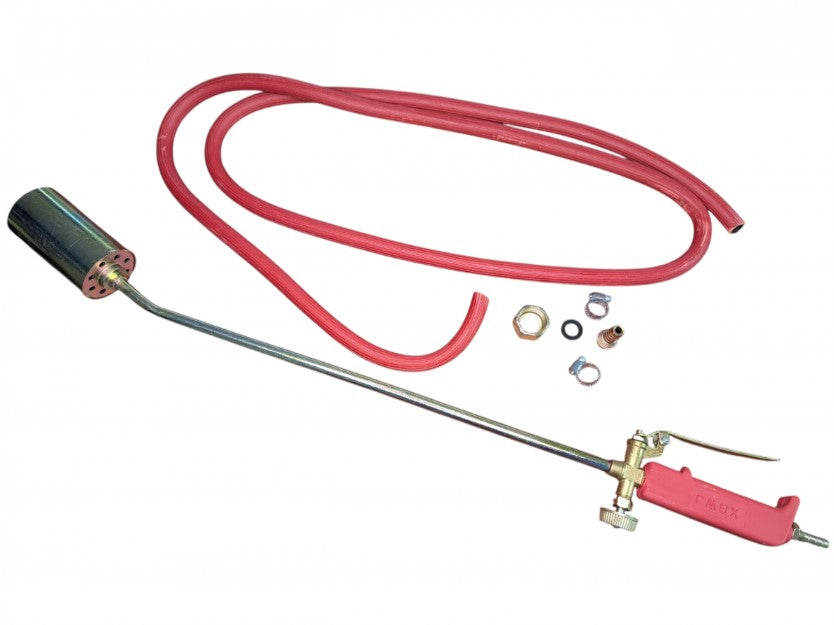 Arzător gaz cu robinet și furtun 2m pentru pârjolit