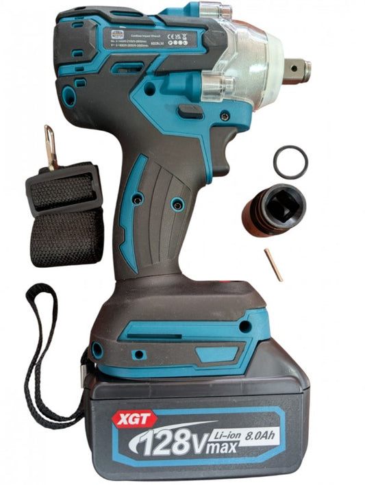 Set 5 Scule German Meister 128V – Bormasina, Flex, Rotopercutor, Impact, Fierăstrău