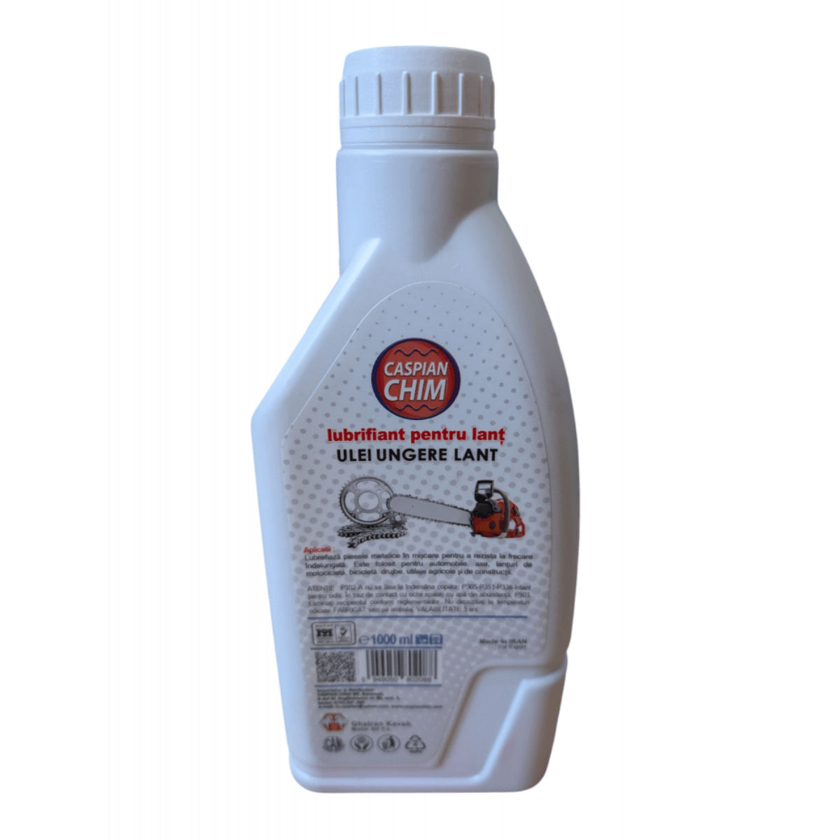 Ulei ungere lanț Caspian Chim 1L – Lubrifiant pentru drujbe și unelte de grădinărit