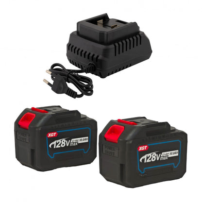 Cheie de impact German Meister 3500 Nm 128V 10Ah cu acumulator