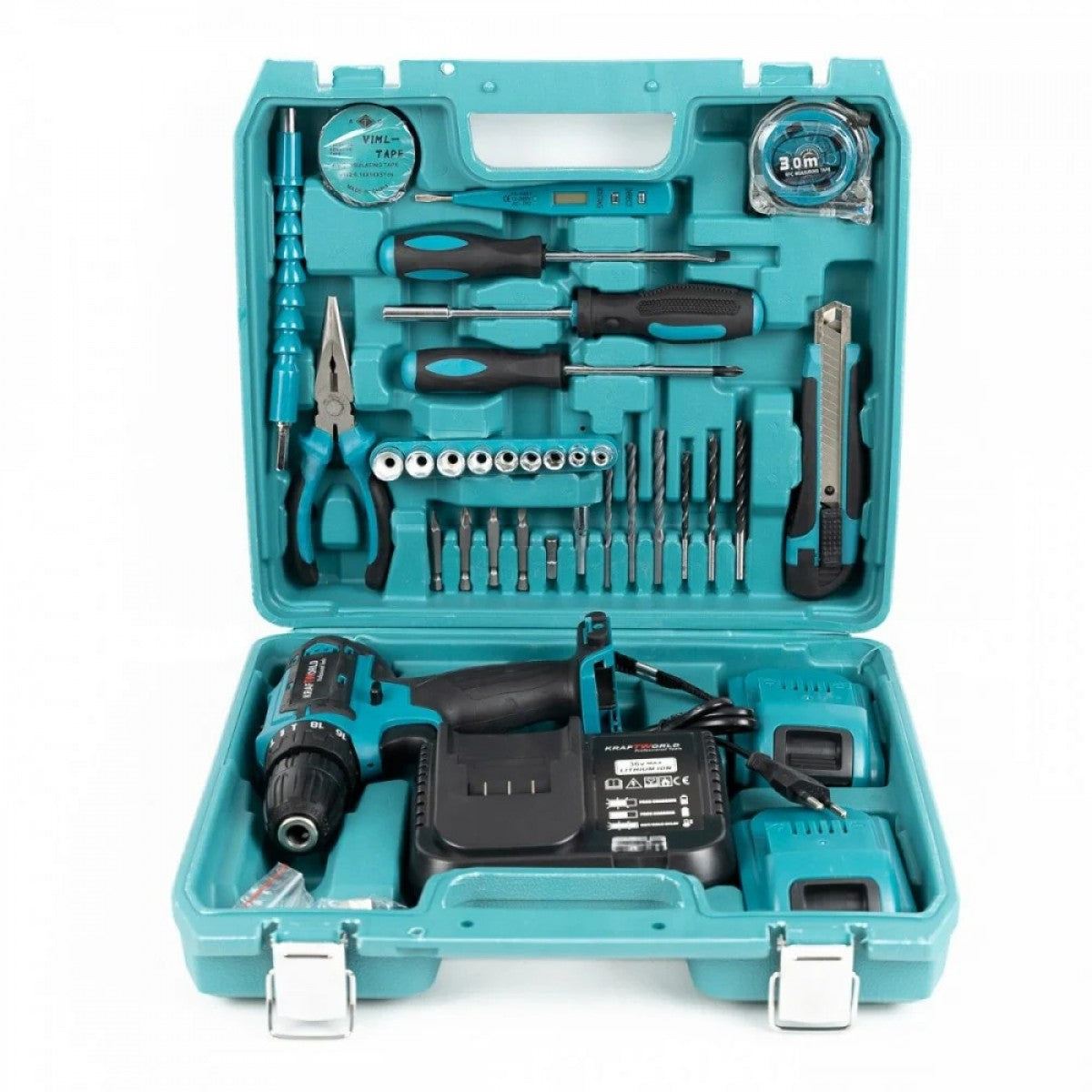 Autofiletantă cu percuție German Meister 36V 2 acumulatori 5Ah