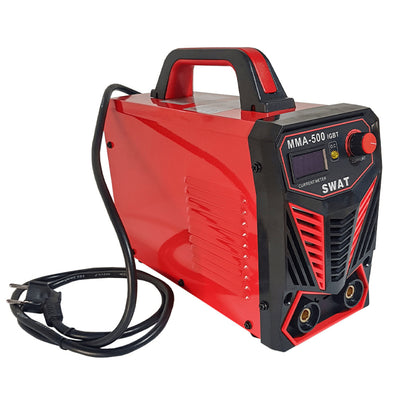 Aparat de sudură invertor SWAT MMA500 500A 220V cu afișaj electronic roșu