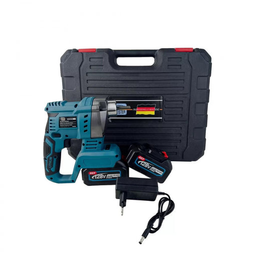 Vibrator pentru beton German Meister 128V 10Ah cu 2 acumulatori