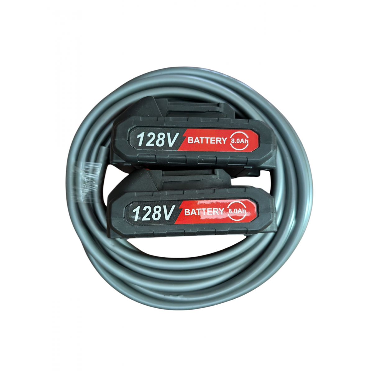 Pistolet nettoyeur haute pression sans fil German Meister 128V 8Ah – 2 batteries, idéal pour le nettoyage de voitures et d'extérieurs