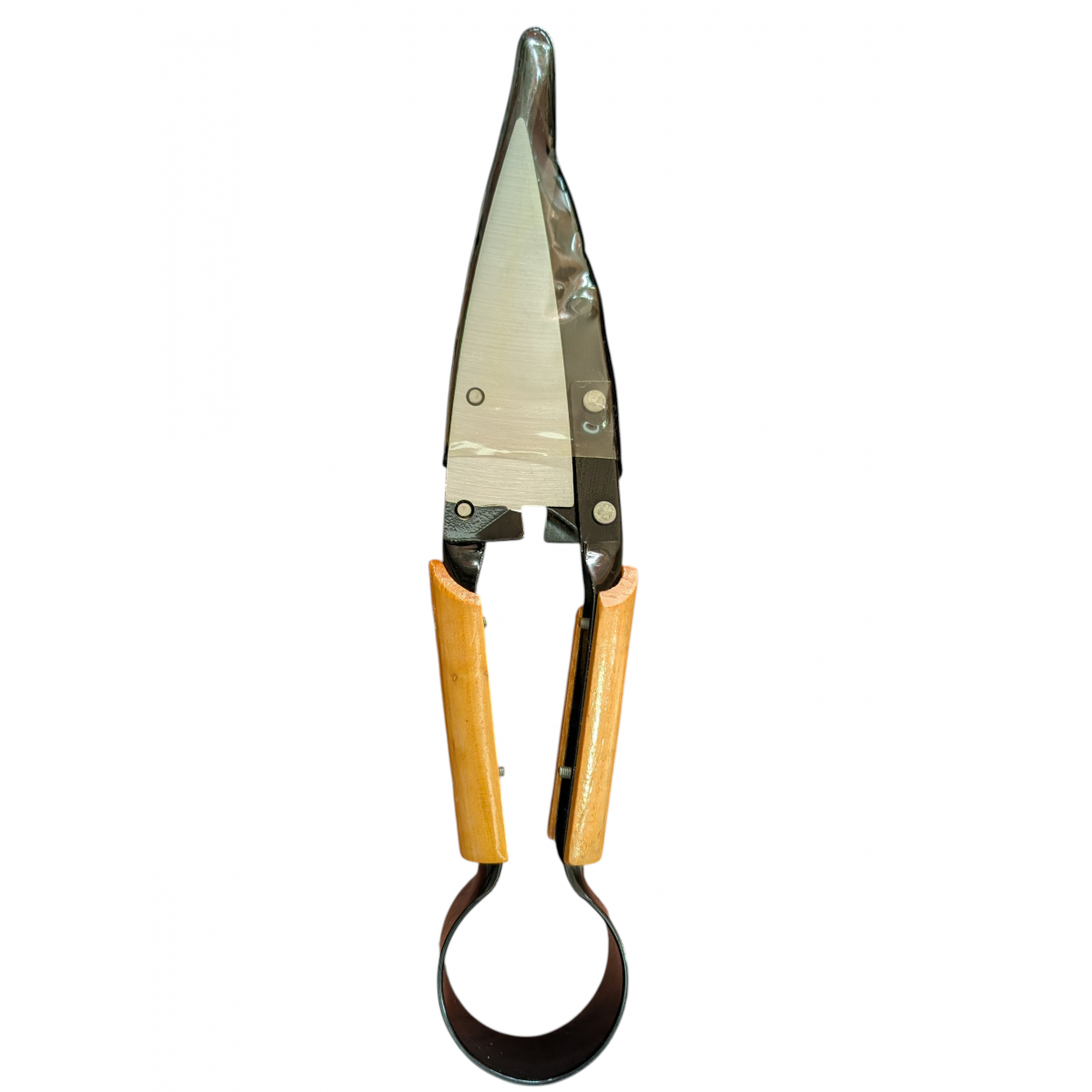 Foarfecă de tuns oi – mâner din lemn