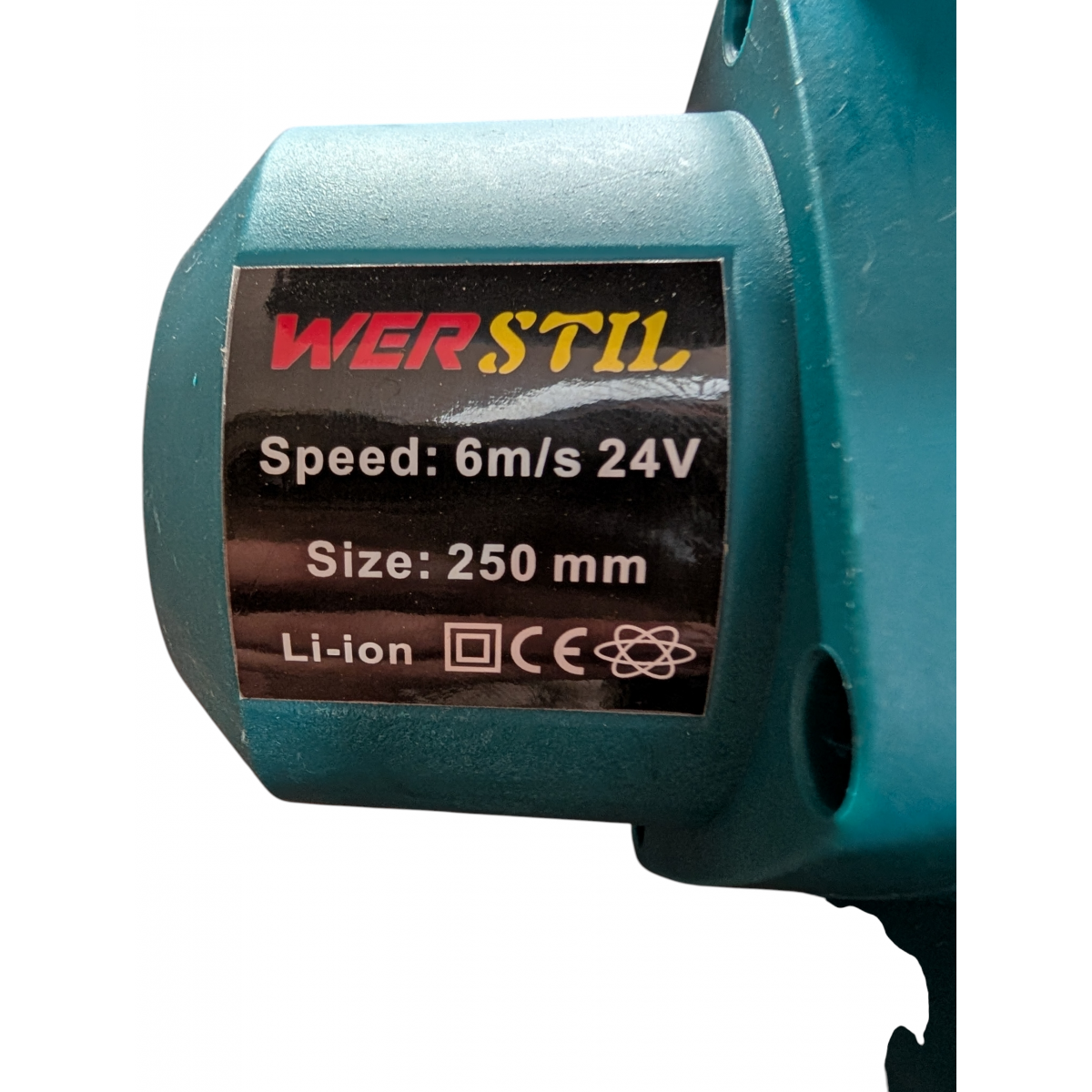 Drujbă Werstil cu accesorii și 2 acumulatori 24V 5Ah