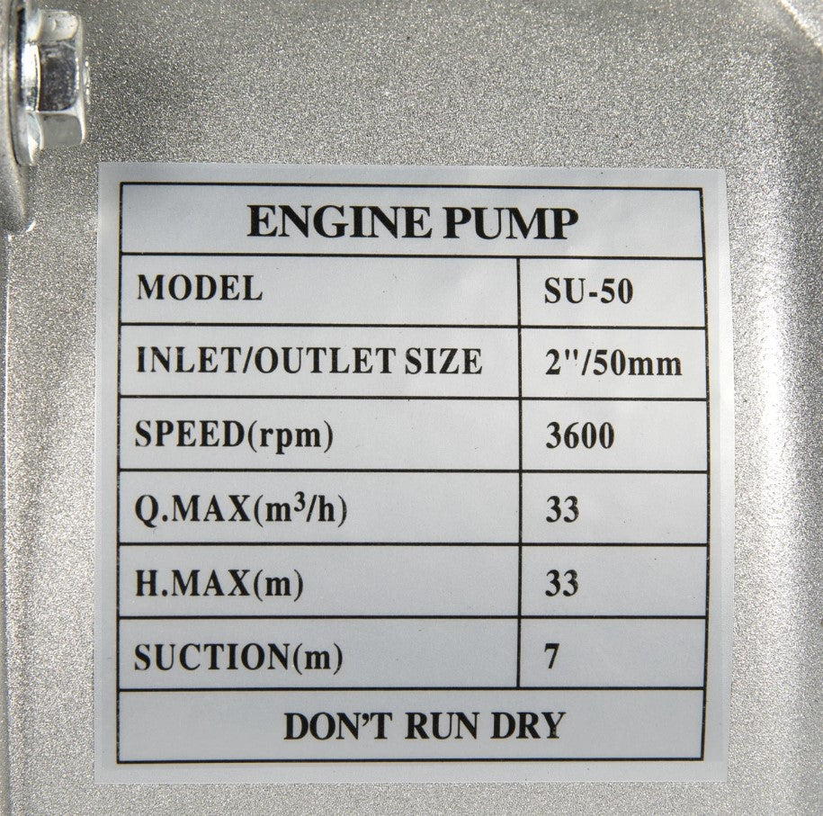 Cap motopompa 2 toli cu fulie dubla si accesorii incluse