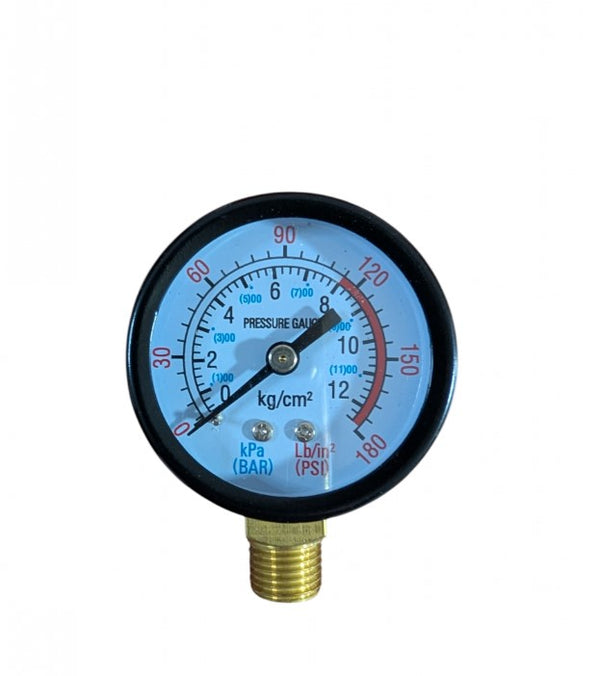 Manometru hidrofor radial 0–12 bar racord 1/4”