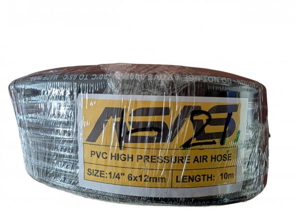 Furtun pneumatic PVC cu cuplaje rapide 6 mm diametru interior 10 m