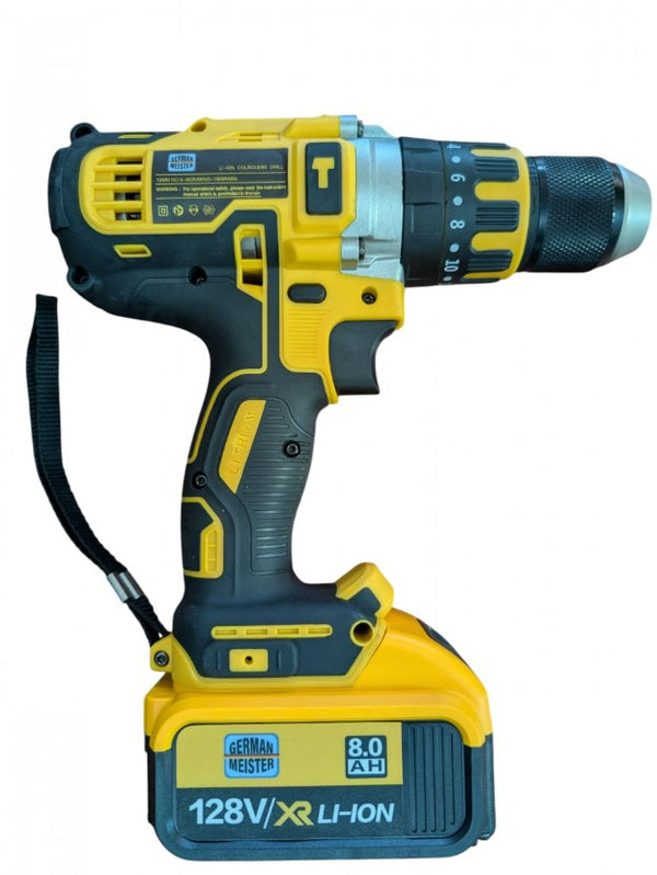 Bormașină cu acumulator 128V 8Ah German Meister fără fir
