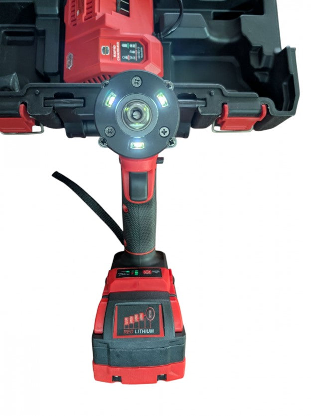 Pistol impact German Meister 36V 8Ah cu 2 acumulatori și tubulare