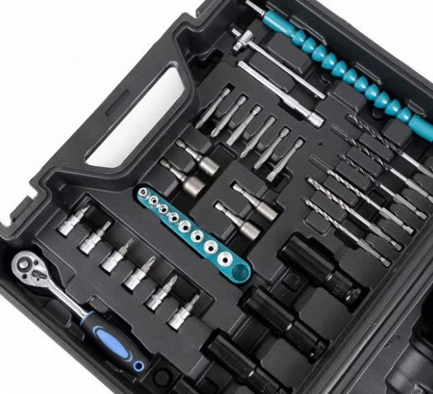 Pistol impact Okboons 48V 5Ah cu 2 acumulatori și 40 accesorii