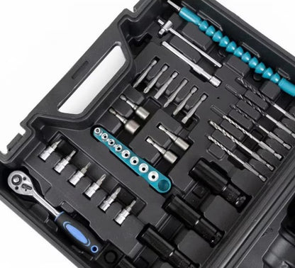 Pistol impact Okboons 48V 5Ah cu 2 acumulatori și 40 accesorii