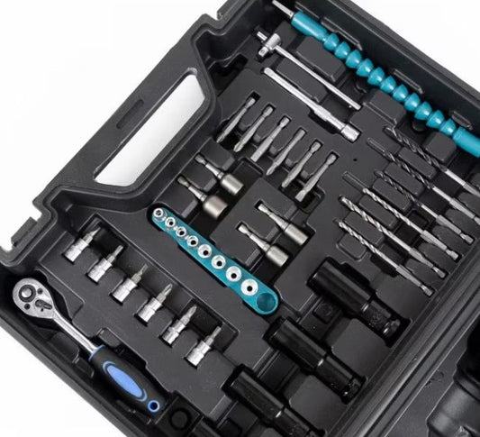 Pistol impact Okboons 48V 5Ah cu 2 acumulatori și 40 accesorii