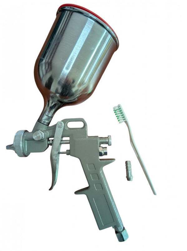 Pistol de vopsit pneumatic duză 1.5 mm cu rezervor 600 ml