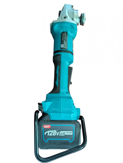 Polizor unghiular German Meister cu 2 acumulatori 128V 10Ah