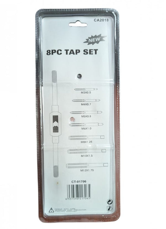 Set tarozi M3–M12, 8 piese, pentru filetare metal