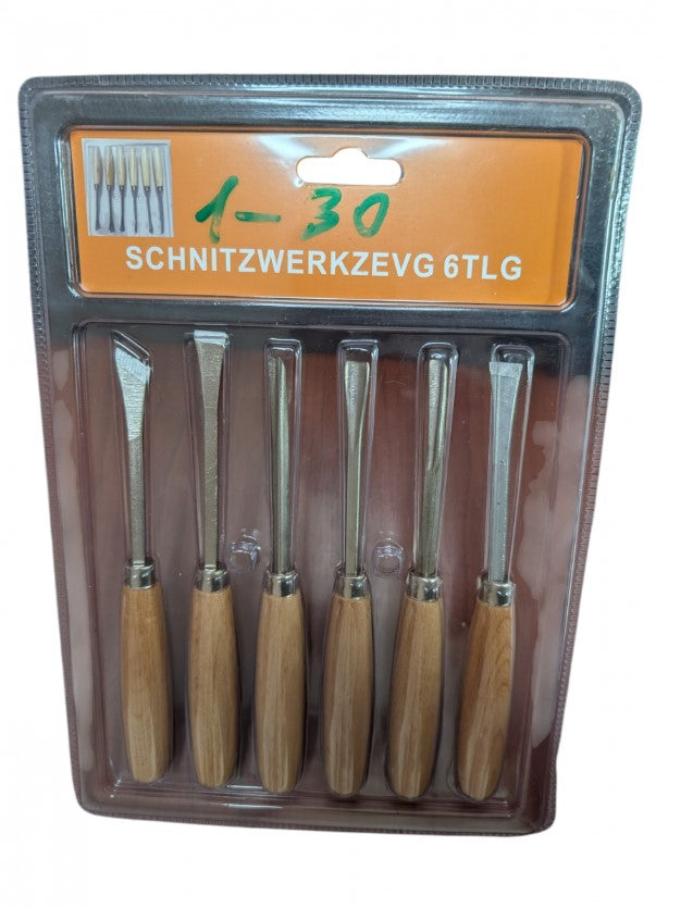 Set de dalți pentru lemn 6 piese – unelte de tâmplărie