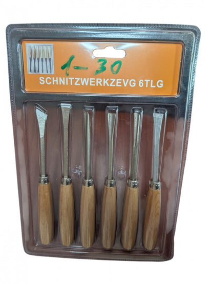 Set de dalți pentru lemn 6 piese – unelte de tâmplărie