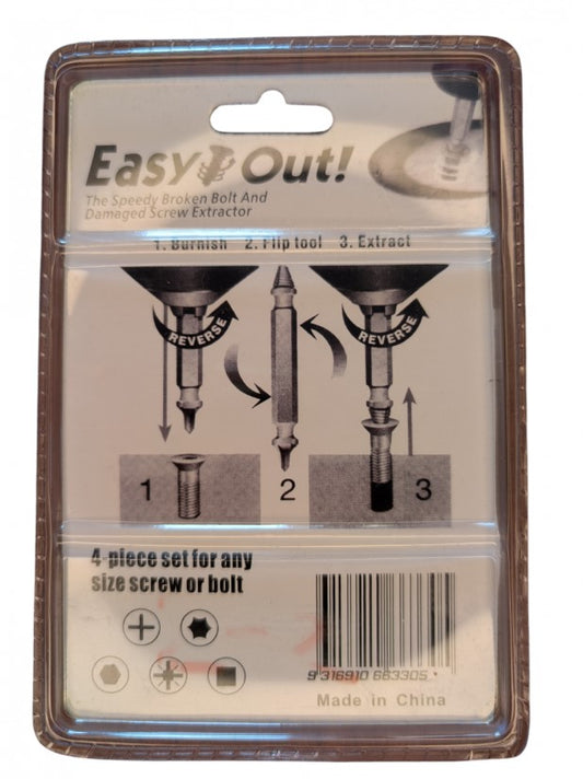 Set 4 capete extractoare șuruburi Speed Out