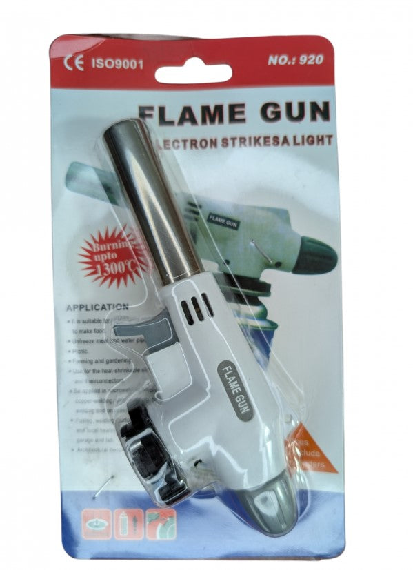 Arzător reîncărcabil pentru flambat 18 cm portabil