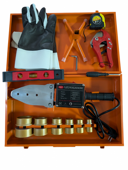 Trusă Sudat Țevi PPR 1500W cu 6 Bacuri Profesională