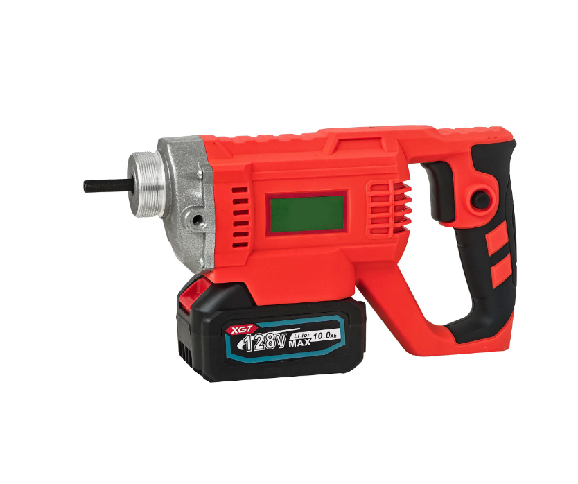 Vibrator beton German Meister 128V 10Ah cu 2 baterii