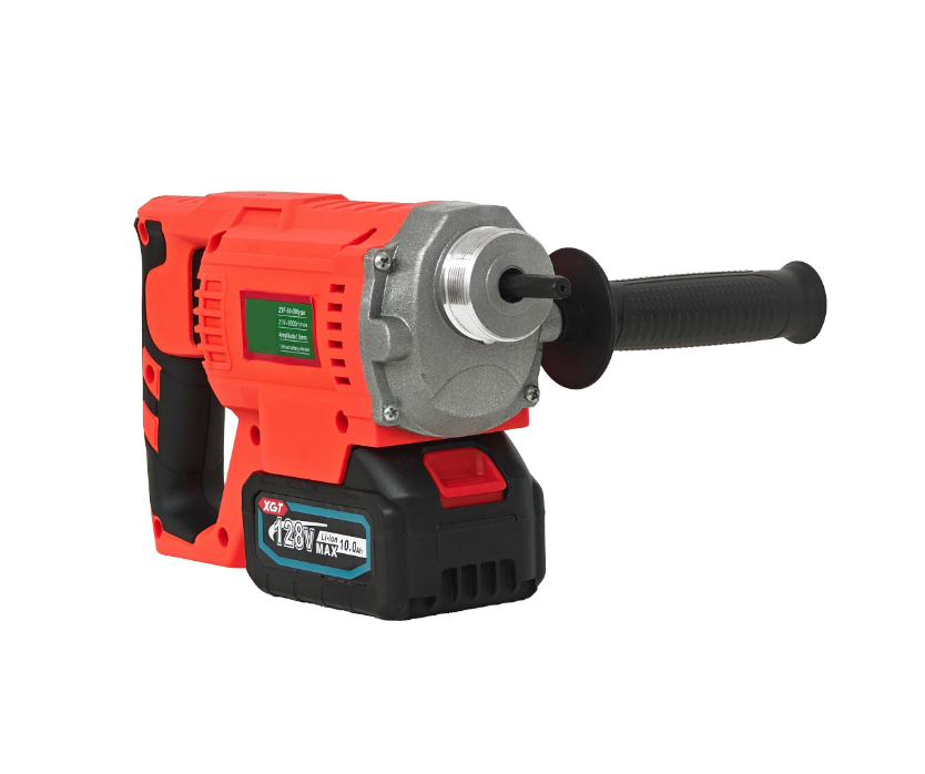 Vibrator beton German Meister 128V 10Ah cu 2 baterii