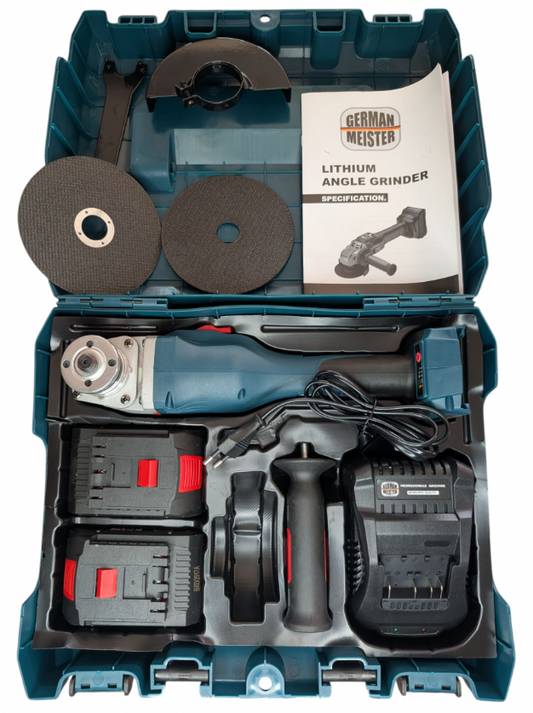 Flex German Meister 36V 8Ah cu 2 baterii și afișaj