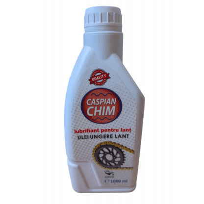 Ulei ungere lanț Caspian Chim 1L – Lubrifiant pentru drujbe și unelte de grădinărit
