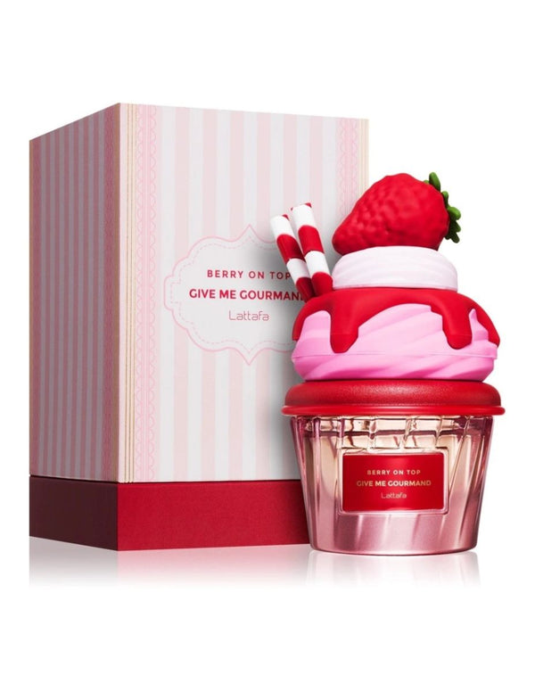 Parfum Lattafa Perfumes Berry On Top Give Me Gourmand – Apă de Parfum Unisex 75 ml