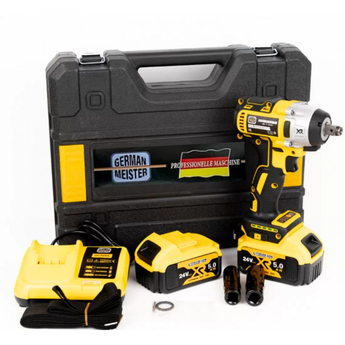 Mașină de impact și înșurubat 2 în 1 German Meister 24V 5Ah