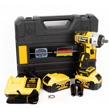 Mașină de impact și înșurubat 2 în 1 German Meister 24V 5Ah