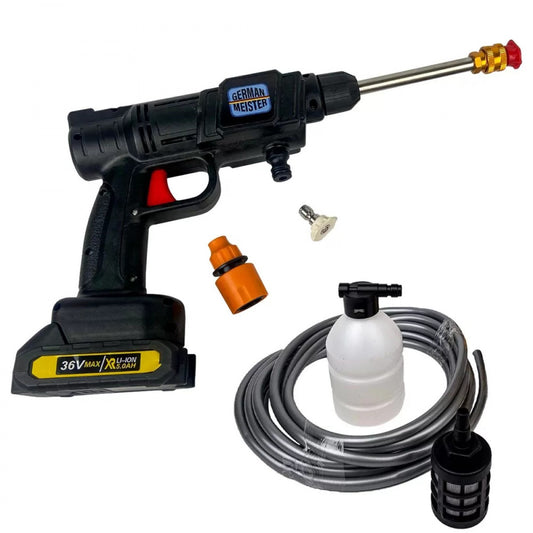 Pistol de spălat cu presiune cu acumulator 36V – 5Ah