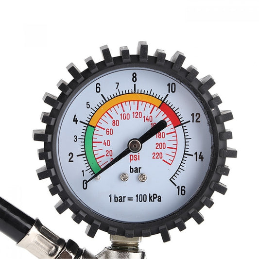 Manometru presiune anvelope 0–220 PSI din aliaj de zinc
