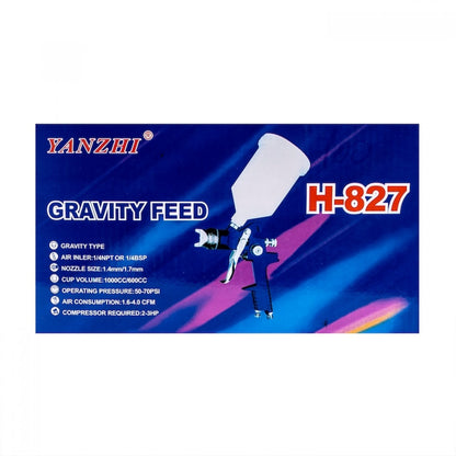 Pistol de vopsit cu aer comprimat 600ml – duză 1.4 mm